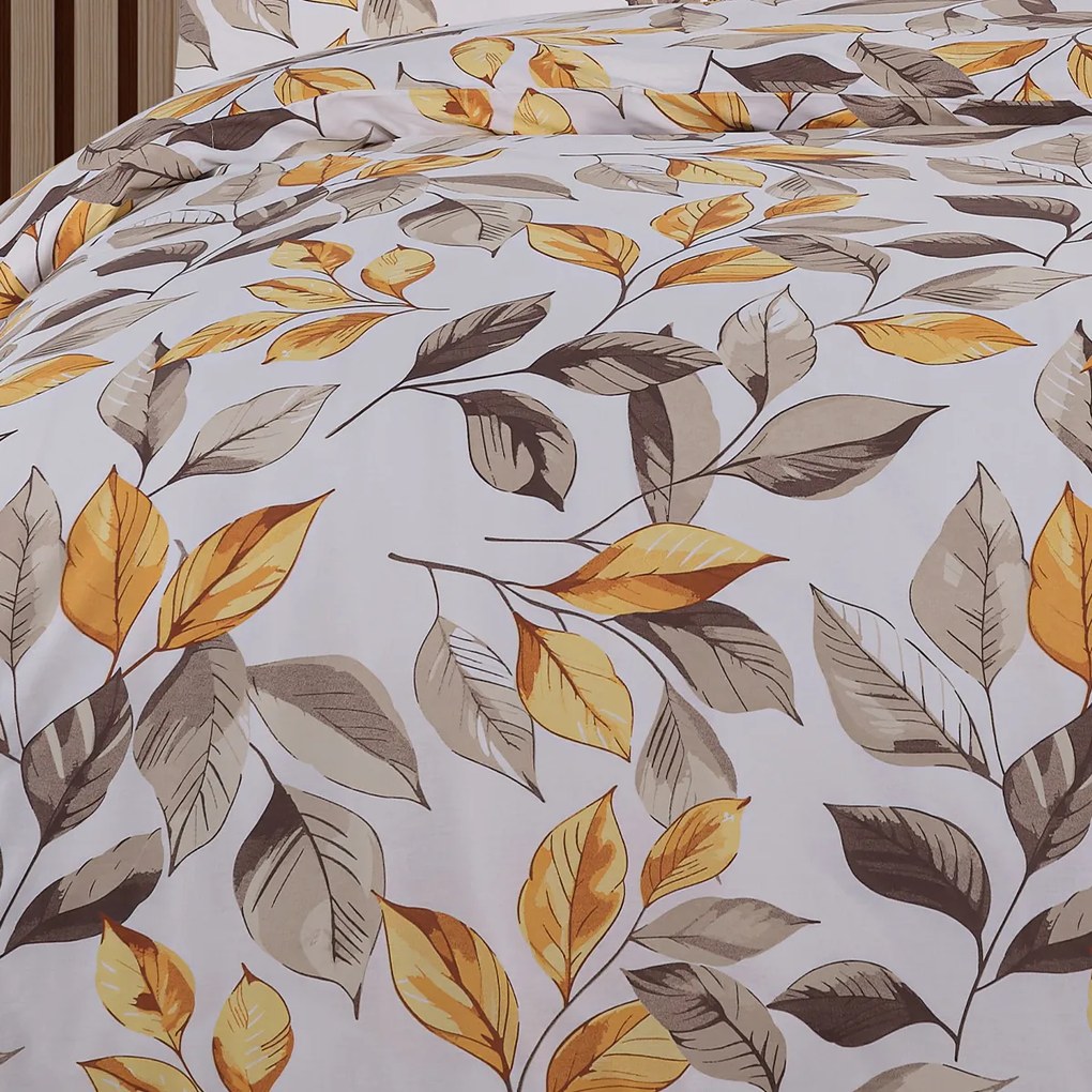 Lenjerie de pat din bumbac 4Home Autumn Leaves ,140 x 200 cm, 70 x 90 cm