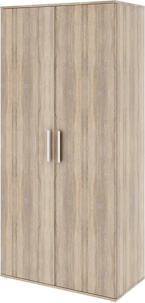 Dulap DUNAJ TIP 2, stejar sonoma, DTD laminat, cu 2 usi, 90x47x191 cm