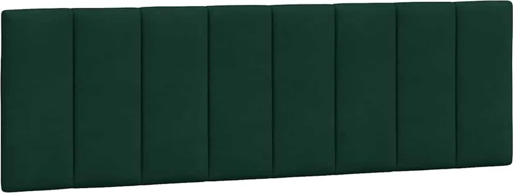 vidaXL Pernă tăblie de pat, Hanko, verde, 160 cm, catifea