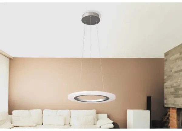 Rabalux 2428 - Lustră LED ADRIENNE LED/20W/230V argintiu