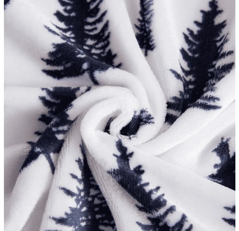 Set lenjerie cocolino TWINKLE CHRISTMAS colorat + cearsaf Cocolino microplus cu elastic SOFT 180x200 cm alb, pat dublu