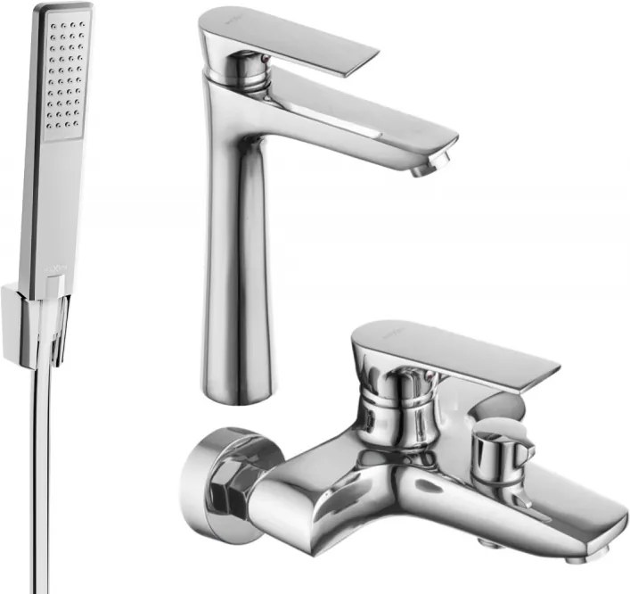 Mexen Axel Set de cadă R72, crom - 73813R72-00