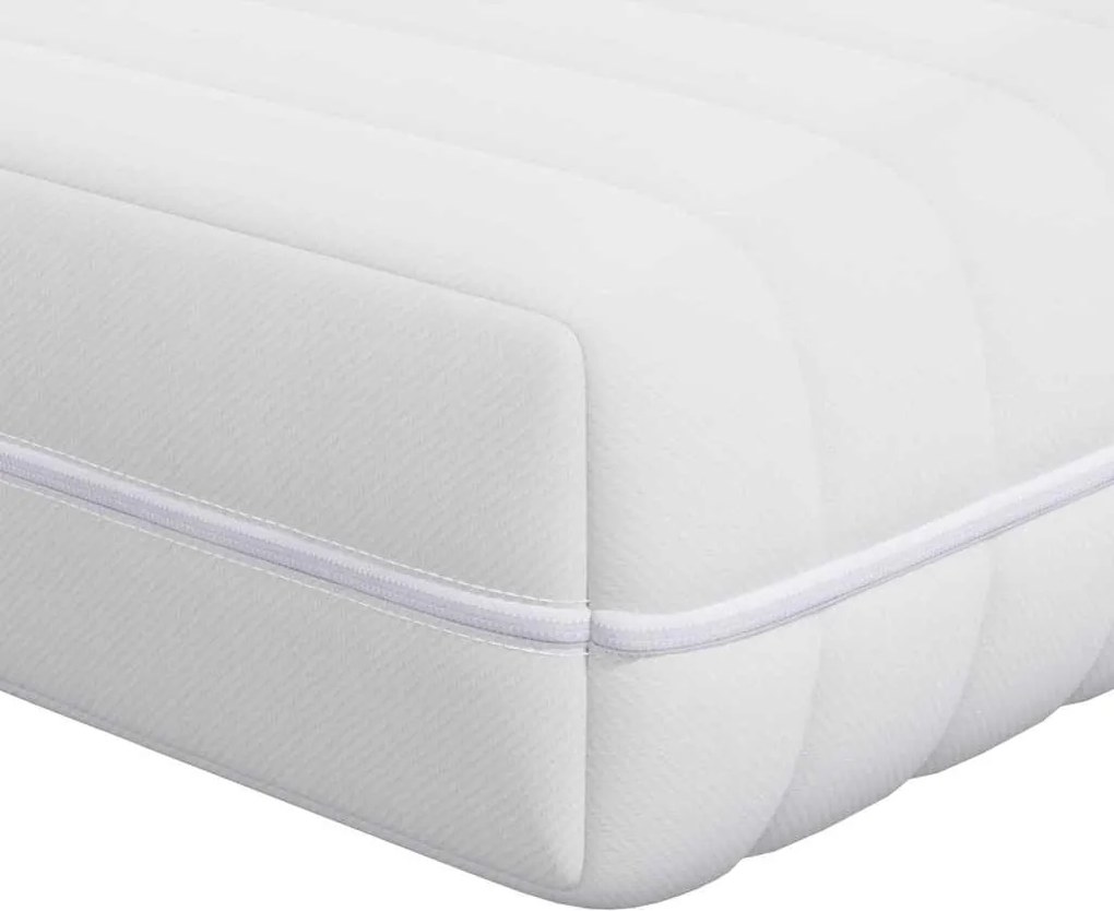 vidaXL Saltea Alb 120 x 200 cm Arcuri din buzunar