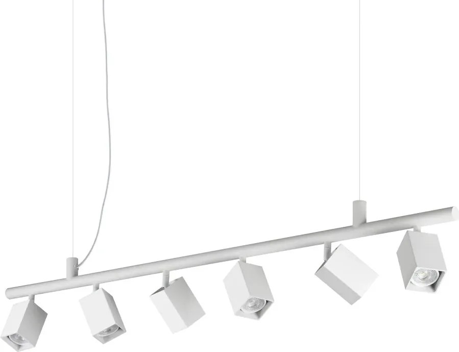 Lustra suspendata DYNAMITE SP6 SQUARE BIANCO