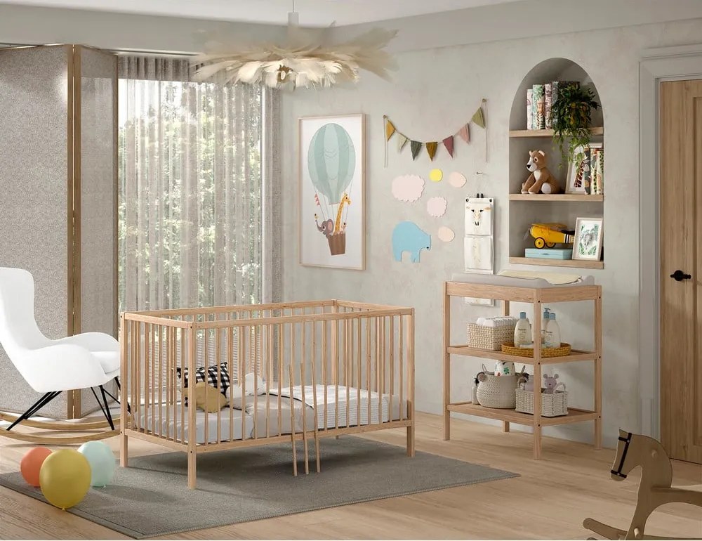 Set de mobilă pentru copii 2 buc. din lemn de fag Dino – Vipack