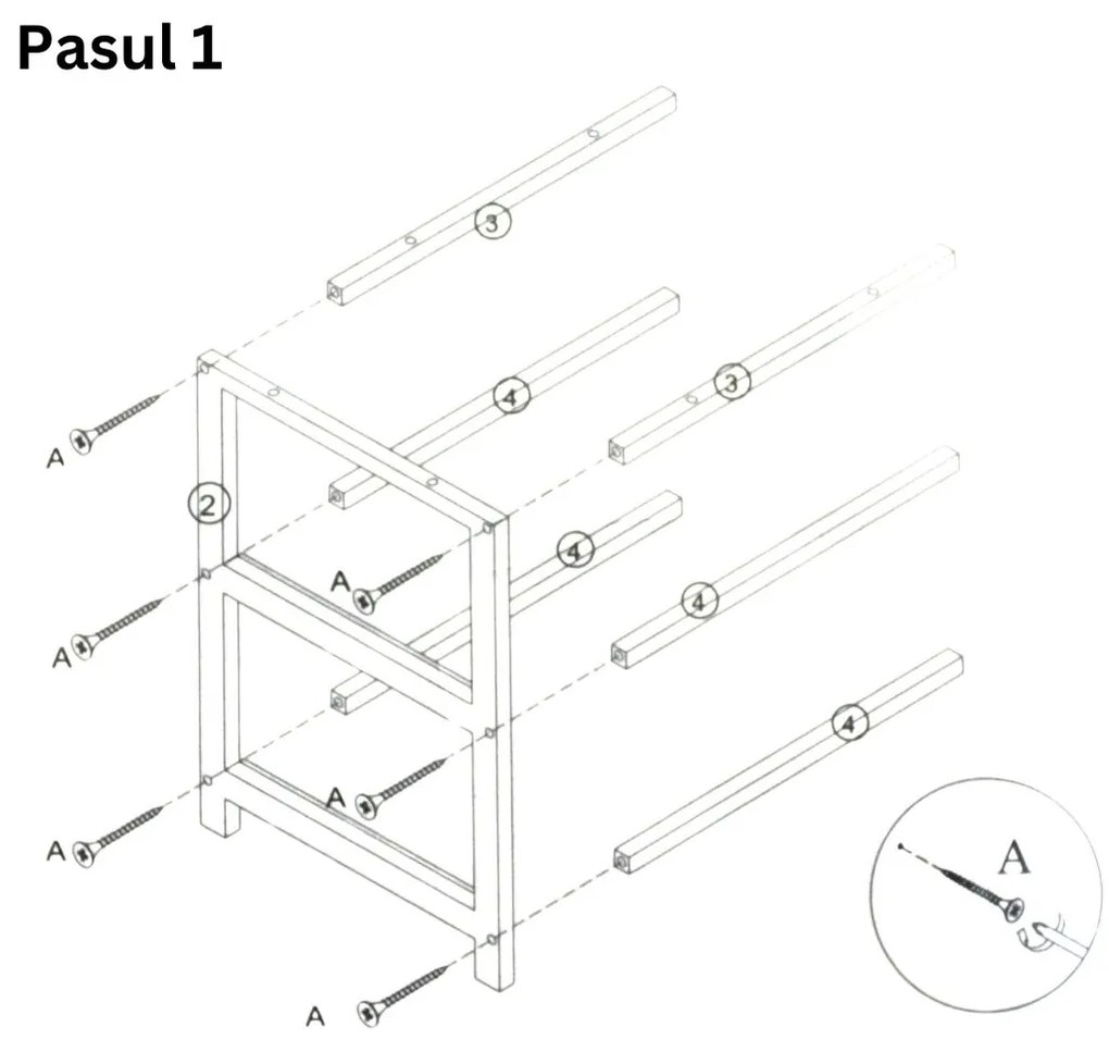 Noptieră camera copilului, model elefant, cu 2 sertare, MDF, H&S Collection, 41x33,5x43 cm, roz