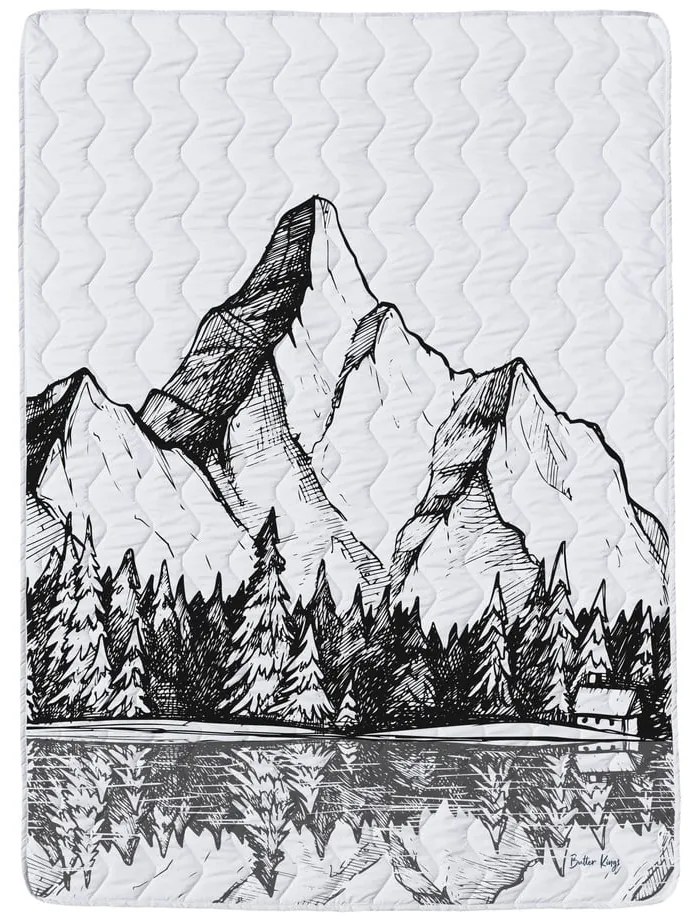 Set pilotă și față de pernă din bumbac satinat matlasat 140x200 cm – Butter Kings