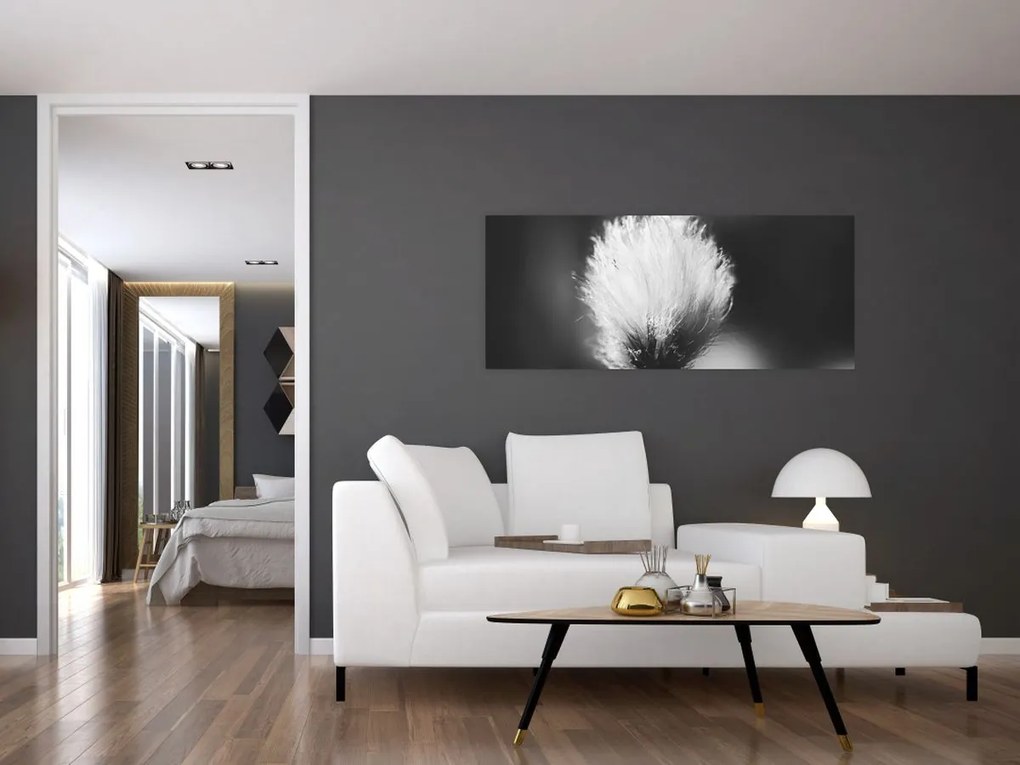 Tablou - Coțofană neagră și albă (120x50 cm)