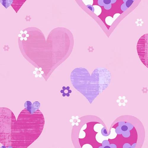 Arthouse Tapet - Happy Hearts Happy Hearts Pink