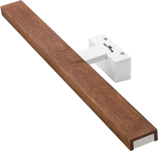 Brilagi - LED Iluminare oglindă pentru baie 3 în 1 WOODY MIRROR LED/12W/230V IP44 alb/stejar/cireș