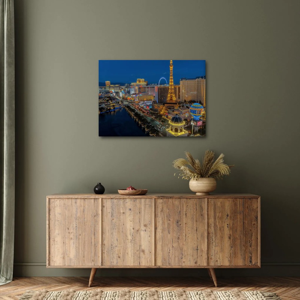 Tablou cu Las Vegas nocturn (70x50 cm)