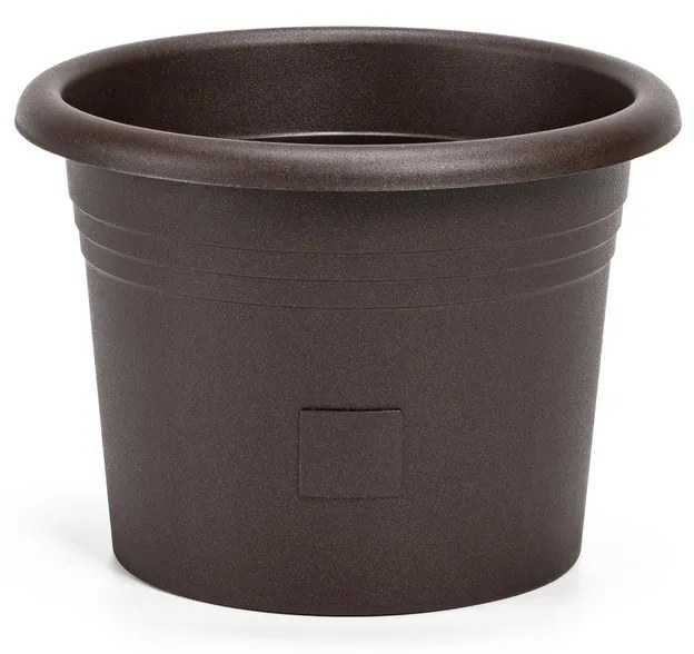 Plastia Ghiveci cu auto-irigare Narza diametru 35cm, ciocolată, diam. 35 cm