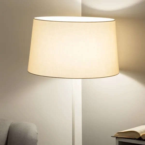 Brilagi - Lampadar LED CERIA 1xE27/40W/230V Ø45 cm bej/alb