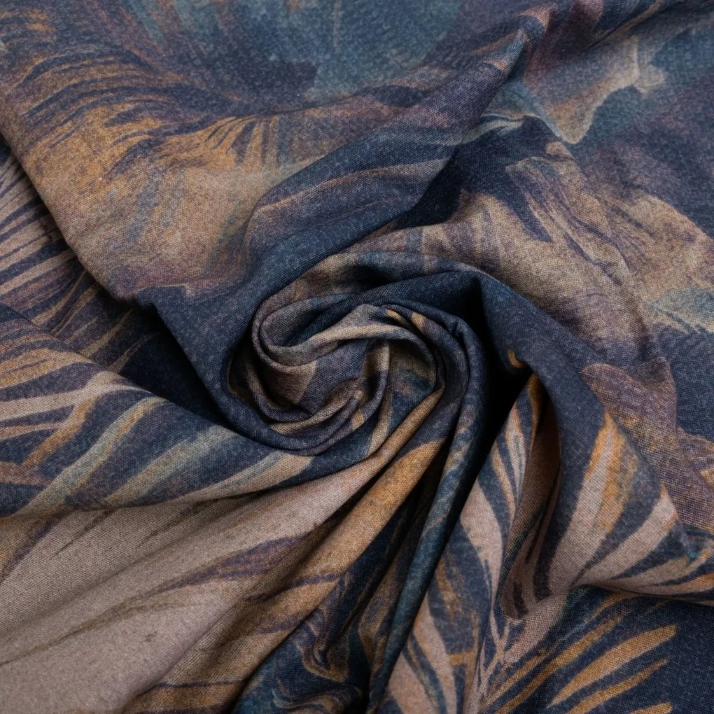 Lenjerie de pat din bumbac și in Frunze, 160 x 200 cm, 2 buc. 70 x 80 cm