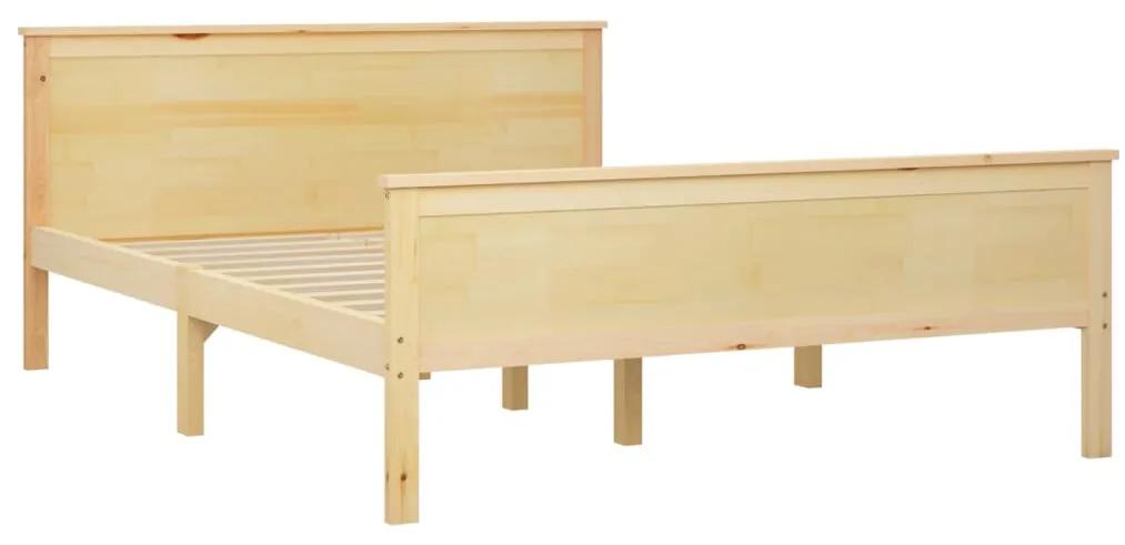 Cadru de pat cu 4 sertare, 160x200 cm, lemn masiv de pin Maro, 160 x 200 cm, 4 Sertare