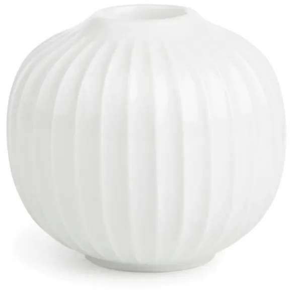 Sfeșnic din porțelan Kähler Design Hammershoi, alb, ⌀ 7,5 cm