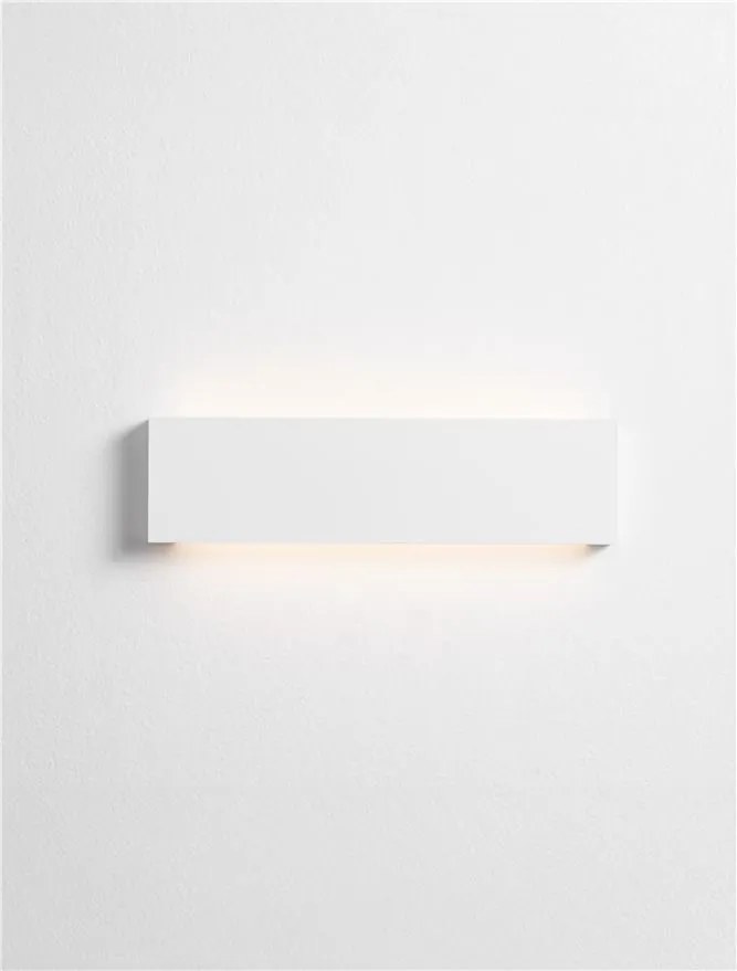 Aplica exterior alba liniara 30cm IP65 LED METRIC
