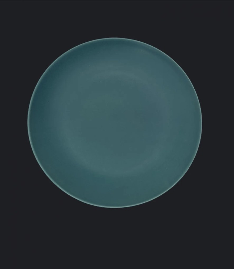 Set 4 Farfurii, MADE Pantone Verde Menta Mat, diametru 26 cm