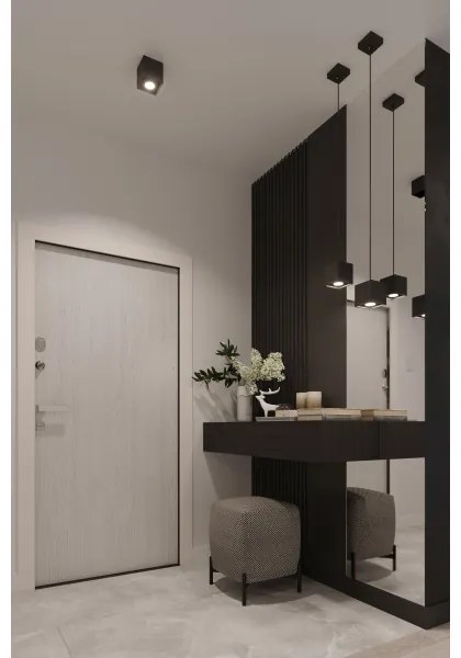 Aplică LED MURO 1xG9/4W/230V negru Brilagi