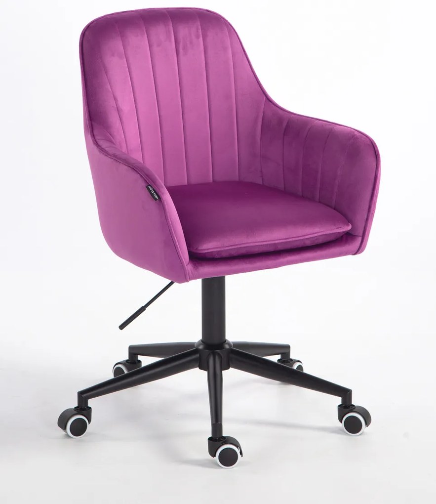 HR2022K Fucsia din Catifea Bază Neagră