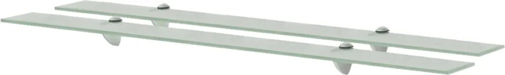vidaXL Rafturi suspendate, 2 buc., 100 x 10 cm, sticlă, 8 mm