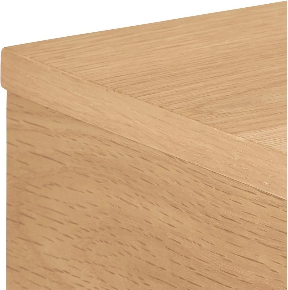 Noptieră în culoare naturală deschisă cu aspect de lemn de stejar Monfort – Actona