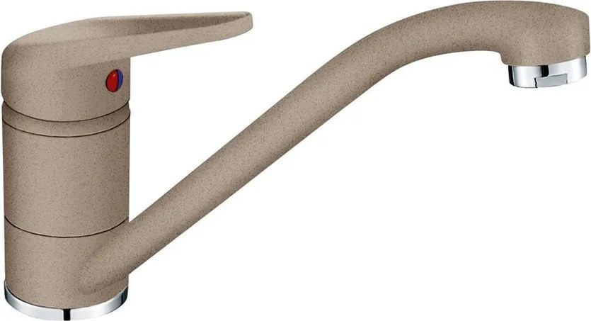 Baterie bucatarie monocomanda Franke Novara Plus finisaj bej inchis mat Oyster