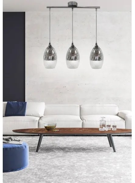 Lustră pe cablu CELIA 3xE27/60W/230V