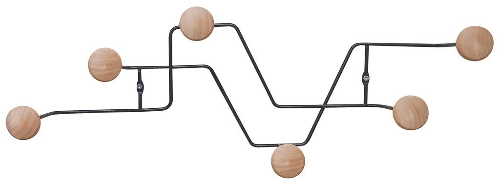 Cuier de perete ZIG ZAG, 21 x 8,5 cm