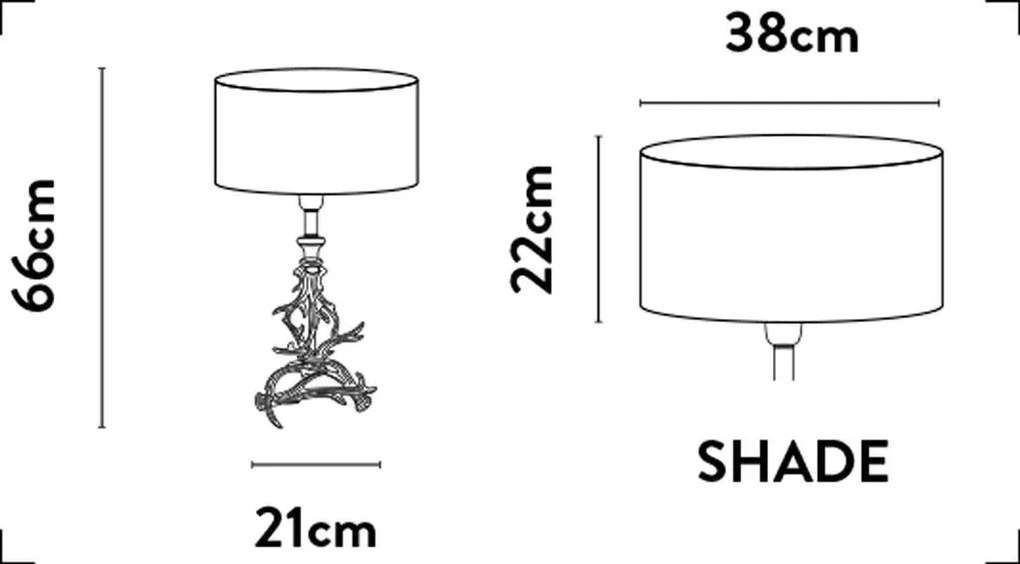 Veioza/Lampa de masa design lux elegant Belle argintiu/teal