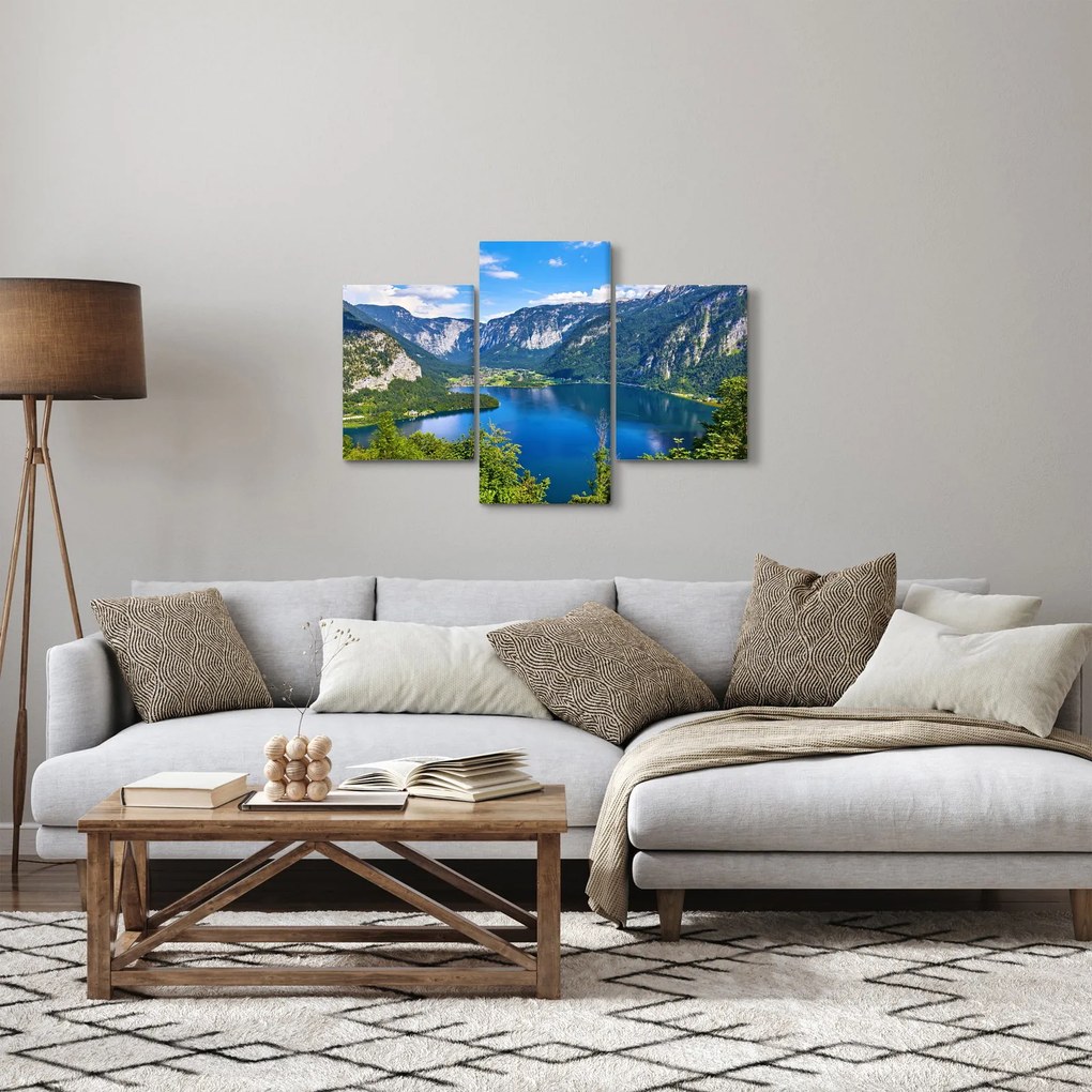 Tablou - Lacul Hallstatt, Hallstatt, Austria (90x60 cm)