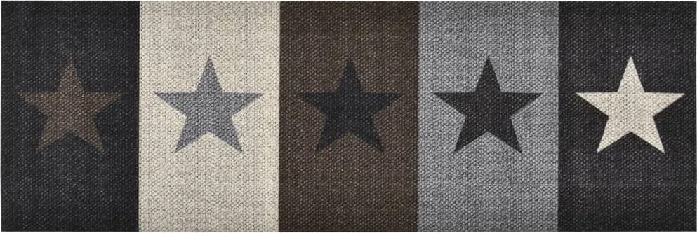 vidaXL Covoraș de bucătărie lavabil, 45x150 cm, model stele