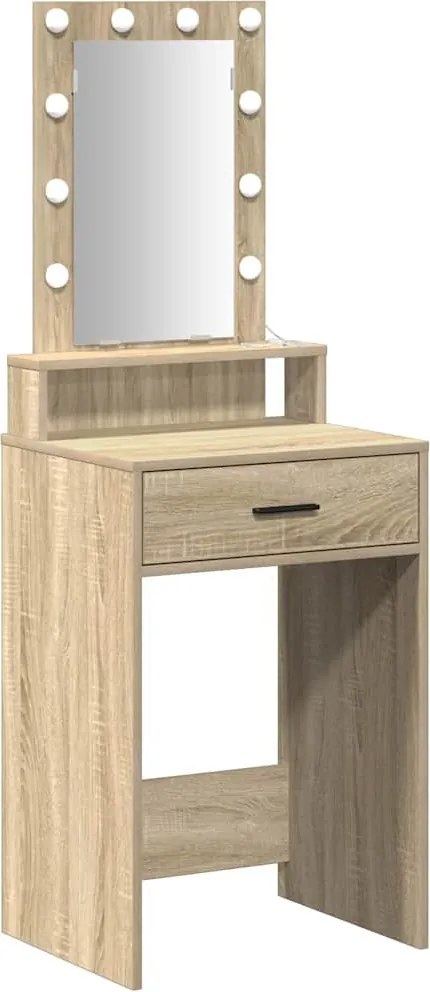 vidaXL Masă de Machiaj cu sertar Maro 50 x 41 x 140 cm Lemn compozit