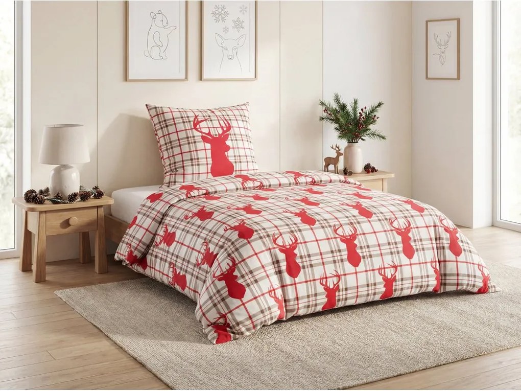 Lenjerie de pat din bumbac Renforce KITZBUHL modelata Dimensiune lenjerie de pat: 80 x 80 cm | 135 x 200 cm