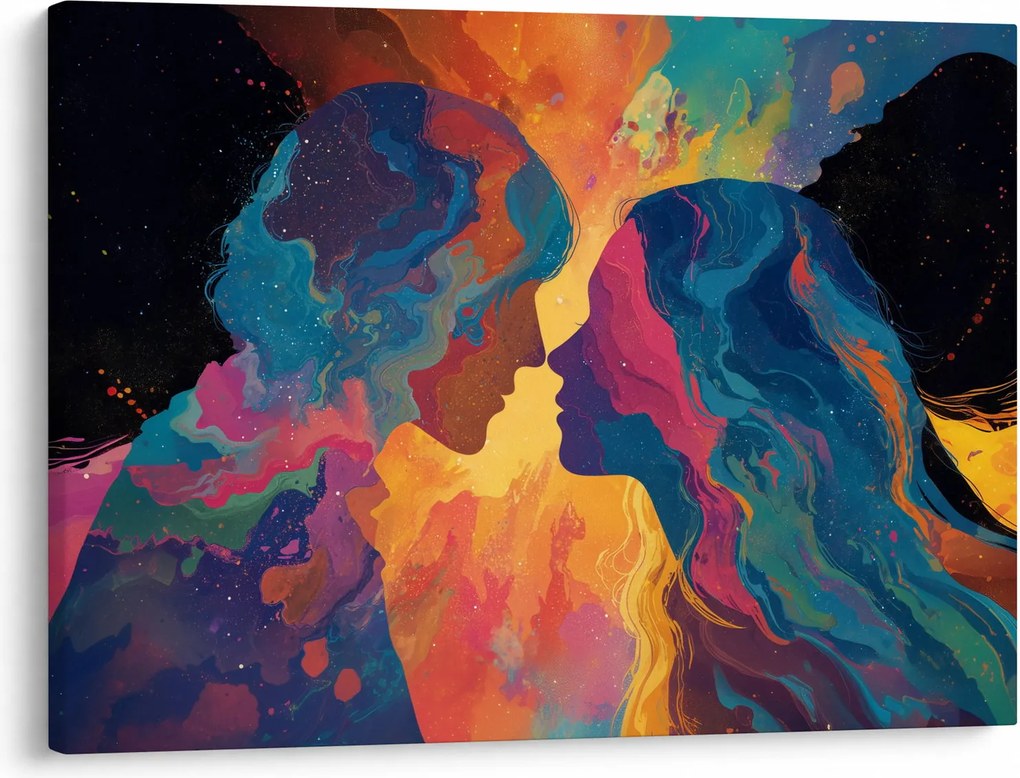 Tablou - Dragoste cosmică (70x50 cm)