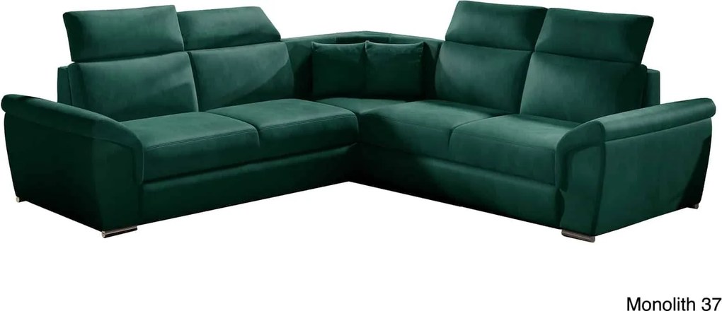 Colțar lemn masiv Extensibil Felis Depozitare 268x268cm Personalizabil - Sawana 21 + Sawana 05