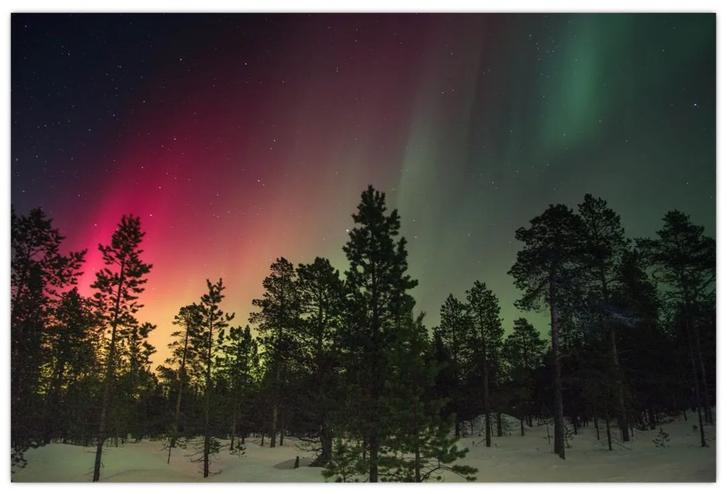 Tablou cu Northern Lights (90x60 cm)