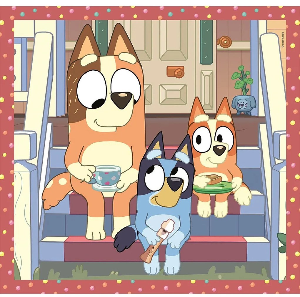 Bluey Together Puzzle 3x48 de Clementoni