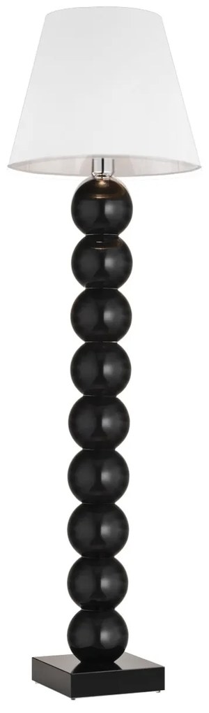 Lampadar de podea modern design elegant FUDZI negru/alb