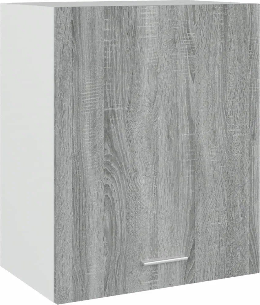 vidaXL Dulap suspendat “Lyon”, gri sonoma, 50x31x60 cm, lemn prelucrat