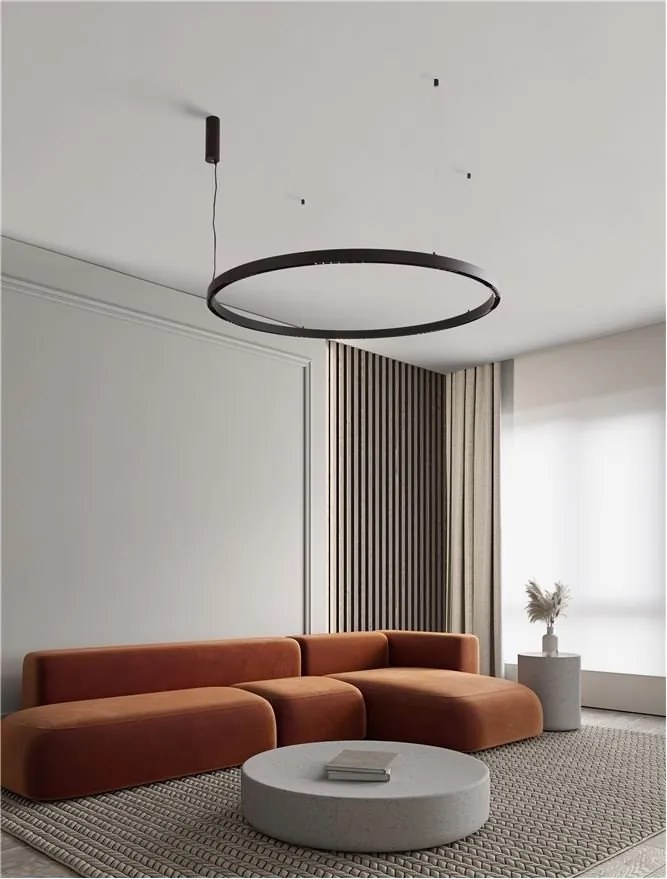 Sistem circular sina magnetica cu iluminat in partea superioara Halo 150cm