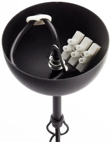 Jupiter 2057 - Lustră suspendată pe lanț GLORIOSA 15xG9/14W/230V negru