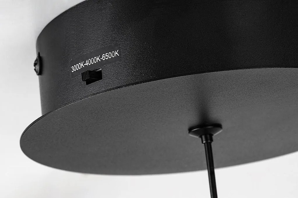 Lustra LED suspendata stil circular Silnora 76cm