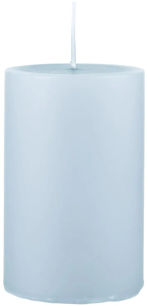 IB Laursen Lumanare decorativa cilindrica albastra, SKY GREY 10cm
