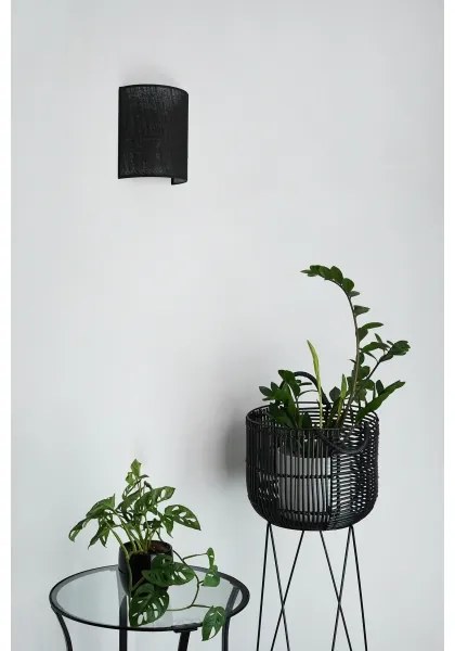 Brilagi - Lampă de perete SEMI 1xE27/15W/230V, Ø 20 cm, negru