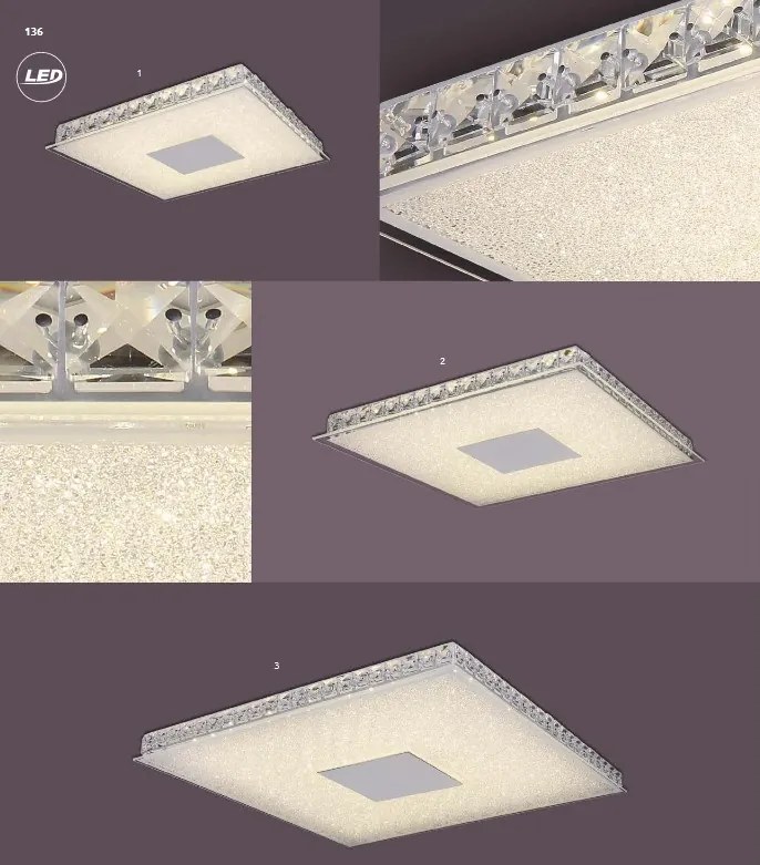 Plafoniera LED design modern Denni 49336-16 GL