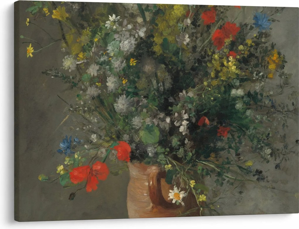 Tablou - Auguste Renoir,  Flowers in a Vase, reproducere (70x50 cm)