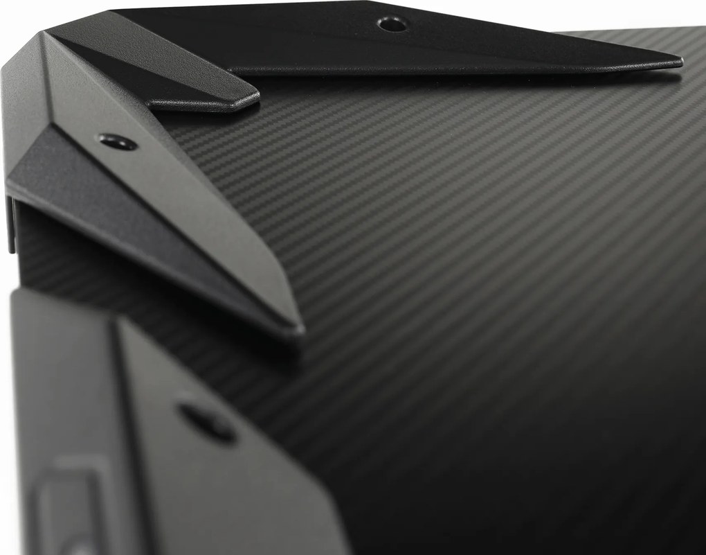 Birou PC/birou gaming, negru, JADIS