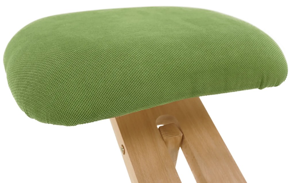 Scaun genunchi ergonomic, verde  fag, GROCO