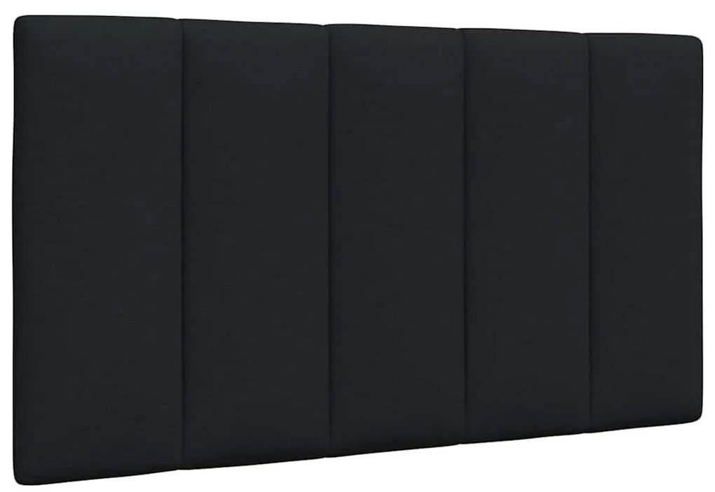 vidaXL Pernă pentru tăblie de pat, negru, 90 cm, material textil